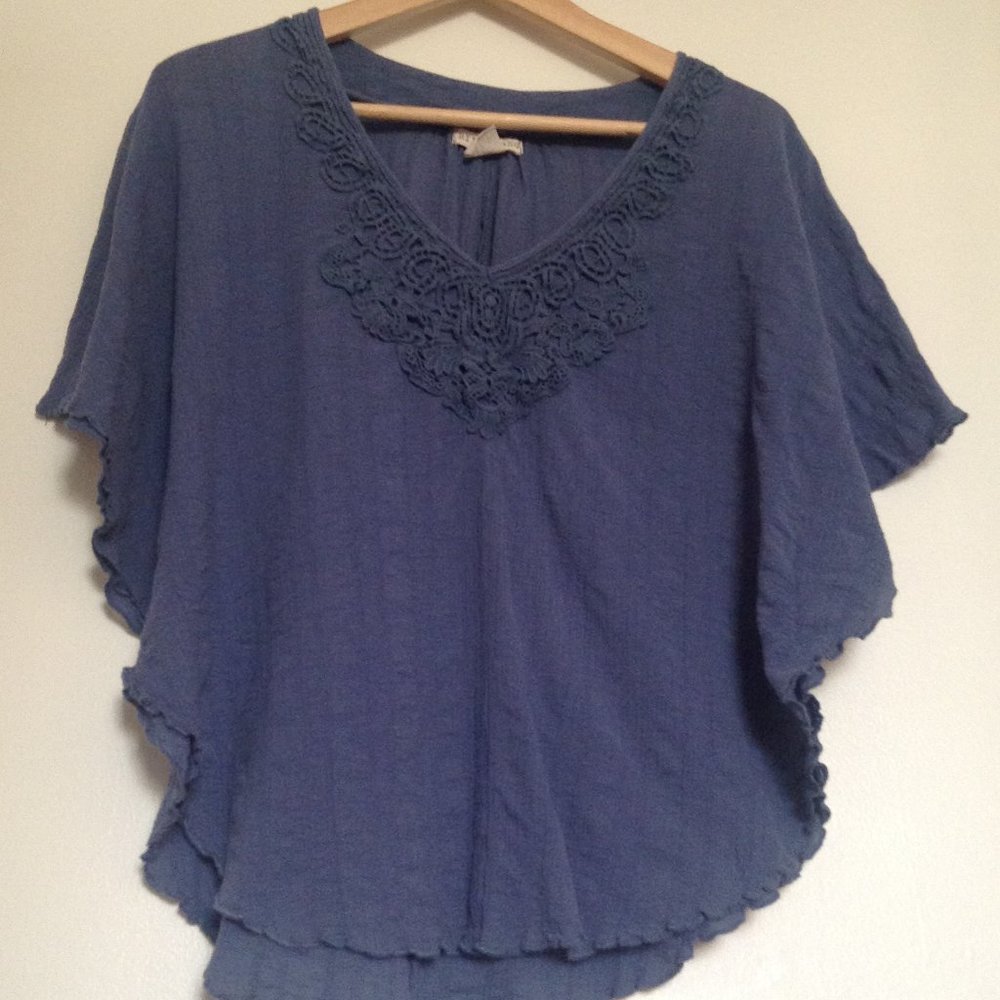 Billabong Womens' Poncho-Style Blouse, Sz. S